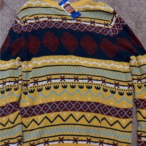 Method Mens Sweater Multi Color Yellow